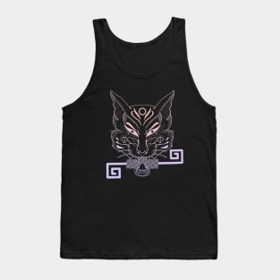 Magic kitsune fox with key Tank Top